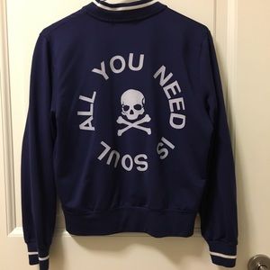 Soulcycle Navy Bomber jacket